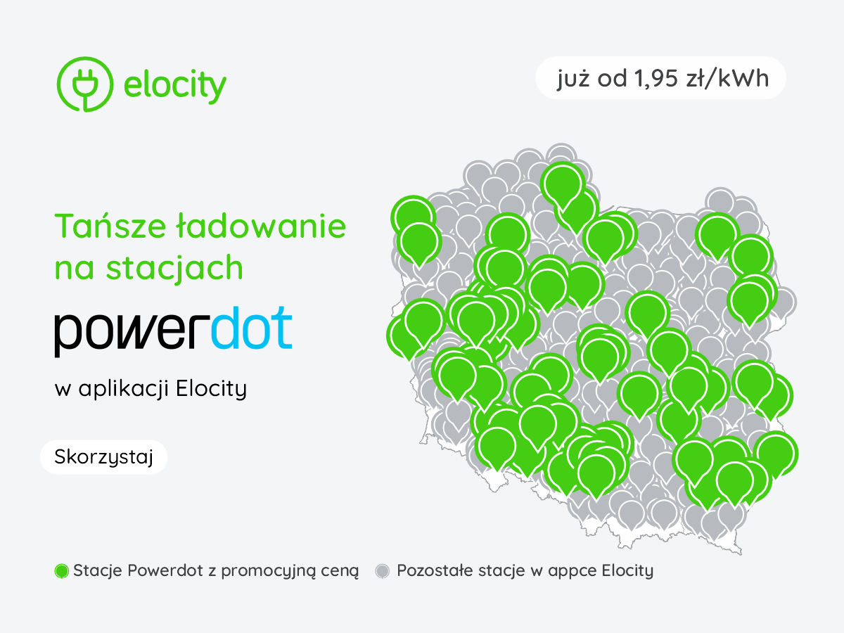 Stacje ładowania Powerdot - promocja