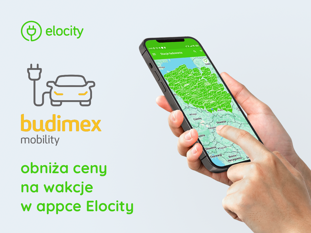 Od 26 czerwca do 31 sierpnia Budimex Mobility obniża ceny ładowania